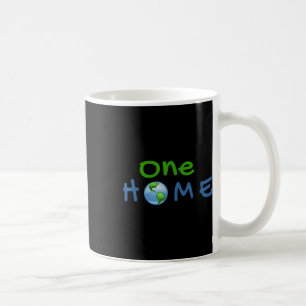 Caneca De Café Um Mundo De Proteção Climática Proteção Ambiental