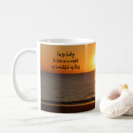Caneca De Café "Um Mundo Tão Belo Quanto Este"