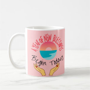 Caneca De Café Um novo ano de bênçãos começa hoje