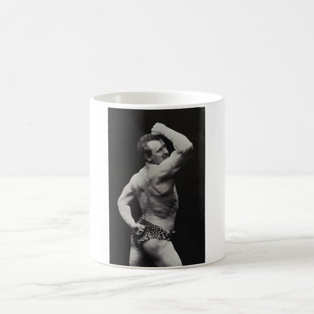 Caneca De Café Um novo impulso de StrongMen Eugen Sandow Bodybuil (Centro)