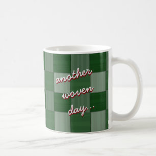 Caneca De Café Um outro dia tecido Forest Green