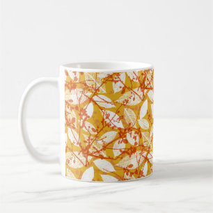 Caneca De Café Um padrão de fundo de colheita sem descontinuidad