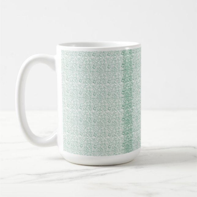Caneca De Café Um padrão geométrico sem costura com interlockin (Esquerda)
