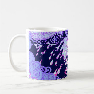 Caneca De Café Um padrão perfeito. Clo decorativo com estilo retr