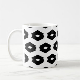 Caneca De Café Um padrão perfeito. Rhombuses, ornamento de figura