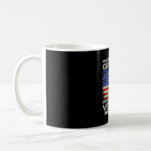 Caneca De Café Um pai avô e veterano dia dos pais 4 de julho