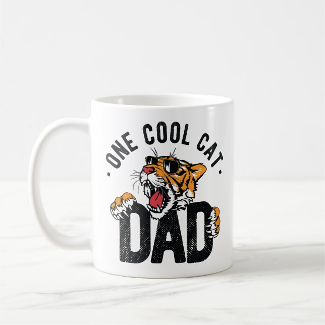 Caneca De Café Um Pai de gato Legal (Esquerda)