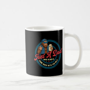 Caneca De Café Um pai que voltou com o leite pé grande papai
