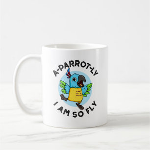 Caneca De Café Um papagaio Eu Sou Tão Fly Animal Papagaio
