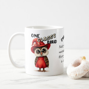 Caneca De Café Um pássaro clássico, o dom do amante das corujas