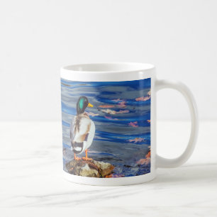 Caneca De Café Um Pato Contrata uma Natação.