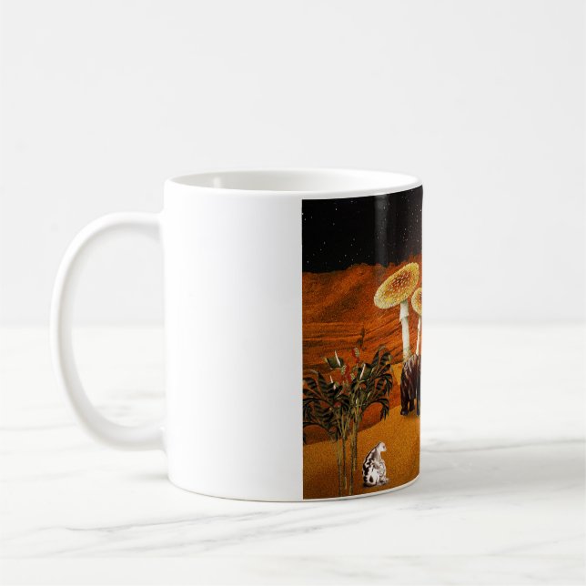 Caneca De Café Um planeta verde e respirador (Esquerda)