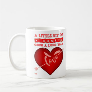 Caneca De Café "UM POUCO DE BONITA..." citação inspiradora