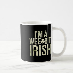 Caneca De Café Um Pouco Irlandês Engraçado São Patrício Eu Sou Um