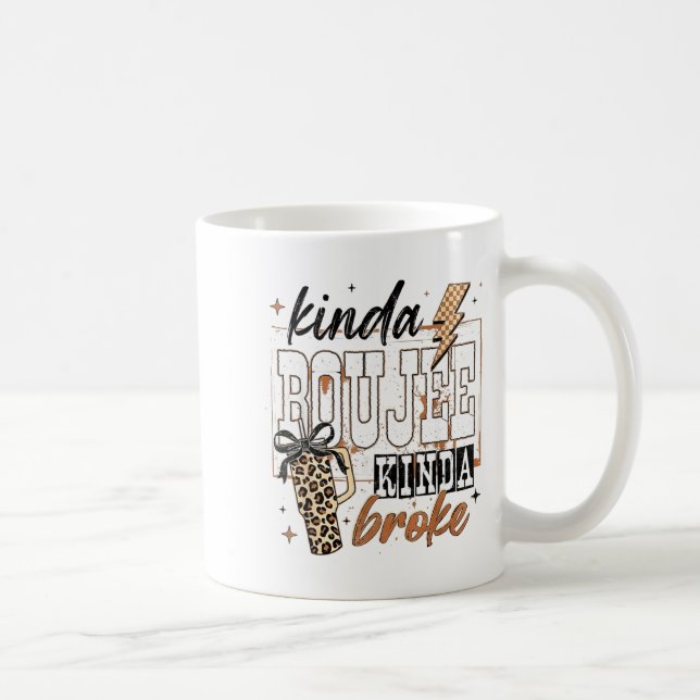 Caneca De Café Um pouco sofisticado, um pouco falido (Direita)