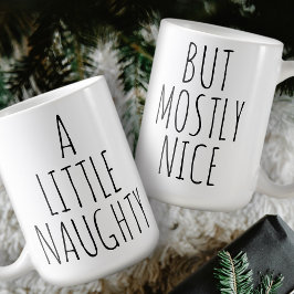 Caneca De Café ‘UM POUCO TRAVESSO, MAS PRINCIPALMENTE LEGAL’ Pers