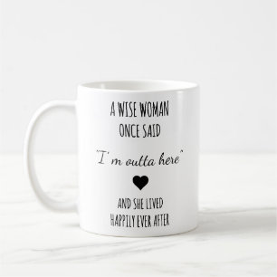 Caneca De Café Um presente de aposentadoria para uma mulher sábia
