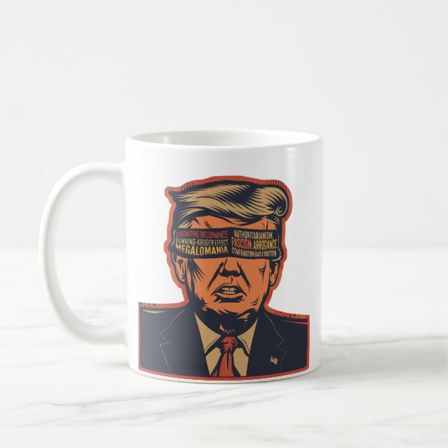Caneca De Café Um presidente vencido por questões mentais (Esquerda)