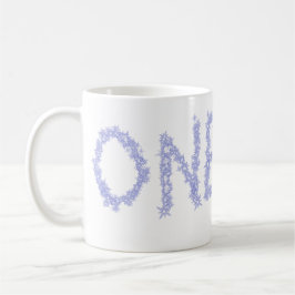 Caneca De Café Um primeiro aniversario moderno de menino brilhant