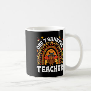 Caneca De Café Um professor agradecido Turquia Ação de Graças Rai