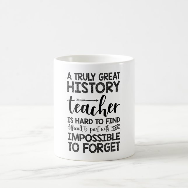 Caneca De Café Um Professor De História De Excelente É Duro De En (Centro)