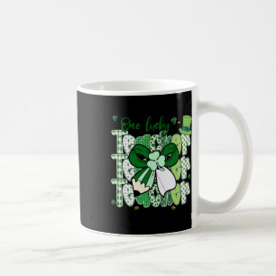 Caneca De Café Um Professor Sortudo do Dia de São Patrício Laço C
