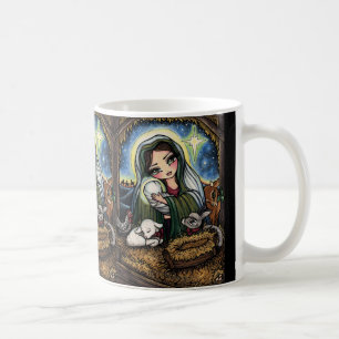 Caneca De Café Um salvador é Natal nascido da natividade da