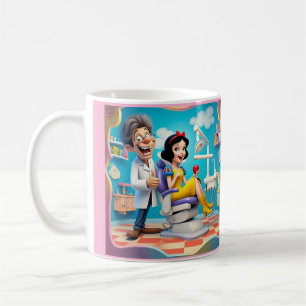 CANECA DE CAFÉ "UM SORRISO SAUDÁVEL É O MAIS FRACO DE TODOS"