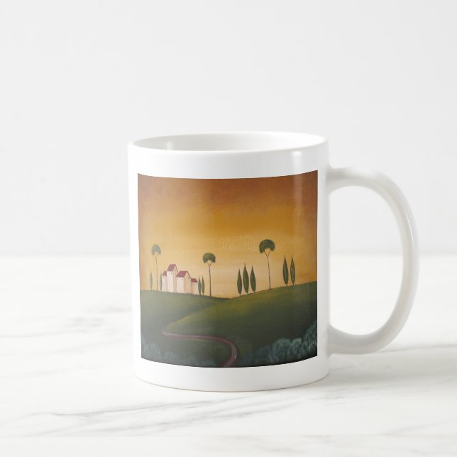 Caneca De Café Um trajeto em Toscânia (Direita)
