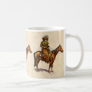 Caneca De Café Um Vaqueiro do Arizona por Remington, Western Vint