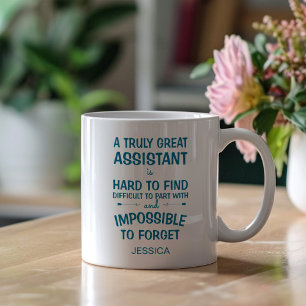 Caneca De Café Um Verdadeiro Assistente de Excelente com Nome