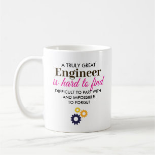 Caneca De Café Um Verdadeiro Grande Engenheiro – Nome Personaliza
