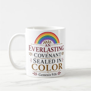 Caneca De Café Uma Aliança Eterna Selada Em Cor Bíblico