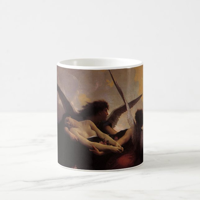 Caneca De Café Uma Alma Levada ao Céu por Bouguereau (Centro)