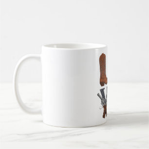 Caneca De Café Uma bota de cowboy