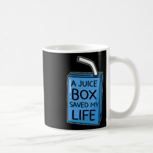 Caneca De Café Uma Caixa de Suco Salvou Minha Vida Diabetes Consc