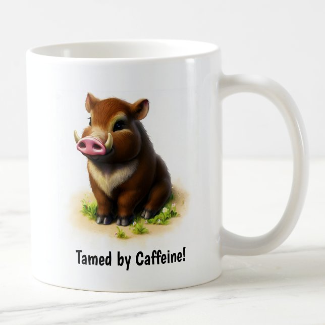 Caneca De Café Uma Cama De Café Pintada 3D E Bonita (Criador carregado)