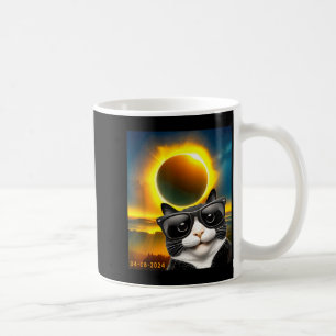 Caneca De Café Uma Camisa Eclipse Totalidade Tuxedo Gato
