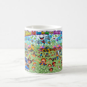 Caneca De Café Uma Chuva de Um Bilhão de Dólares na Escola