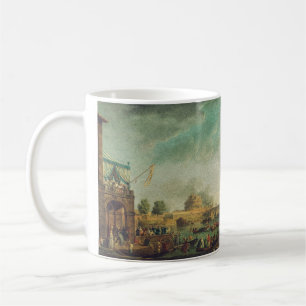 Caneca De Café Uma Competição Esportiva no Tibre por Joseph Verne