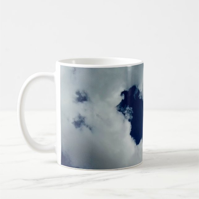 Caneca De Café Uma curva nas nuvens (Esquerda)