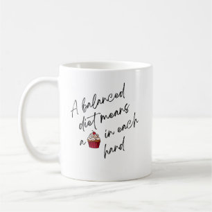 CANECA DE CAFÉ UMA DIETA EQUILIBRADA
