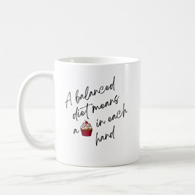 CANECA DE CAFÉ UMA DIETA EQUILIBRADA (Esquerda)