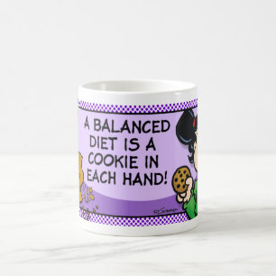 Caneca De Café Uma dieta equilibrada