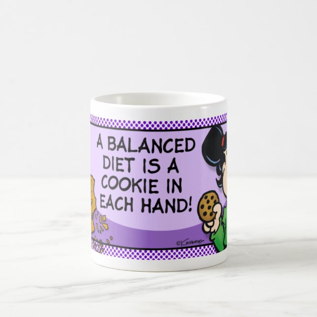 Caneca De Café Uma Dieta Equilibrada (Centro)