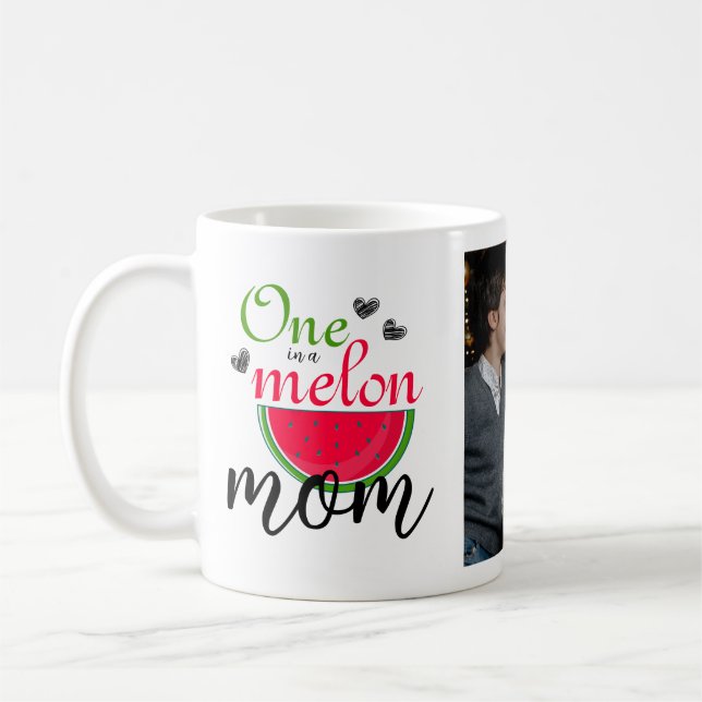Caneca De Café Uma Em Uma Foto Melon Mãe Melancia (Esquerda)