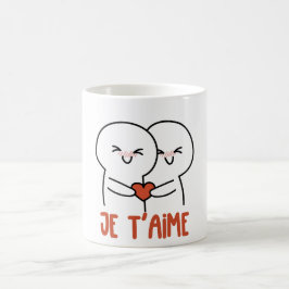 Caneca De Café Uma encantadora série de ilustrações românticas ap
