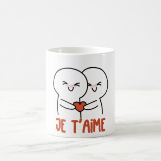 Caneca De Café Uma encantadora série de ilustrações românticas ap