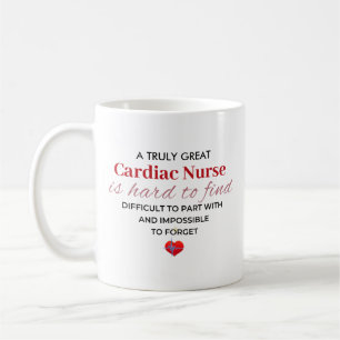 Caneca De Café Uma Enfermeira Cardíaca Verdadeiramente Ótima – Di
