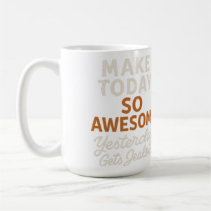 Caneca De Café Uma Etapa de cada Vez - Cotação Motivacional